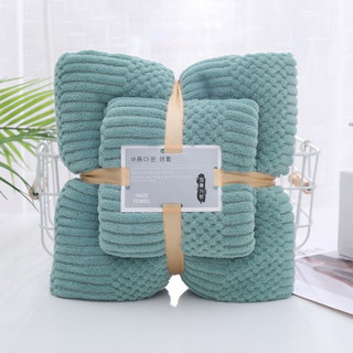 Set 2 Khăn Lông Cừu Hàn Quốc(Khăn Tắm+Khăn Gội đầu)