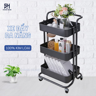 Kệ 3 tầng có bánh xe đa năng hàng nhập khẩu chất lượng