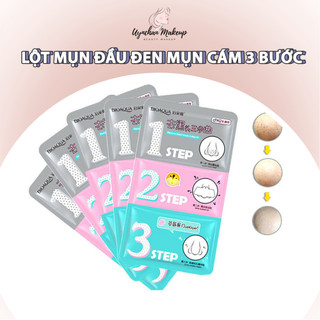Lột mụn đầu đen mụn cám sét mặt nạ lột mụn 3 bước bioaqua uynchan