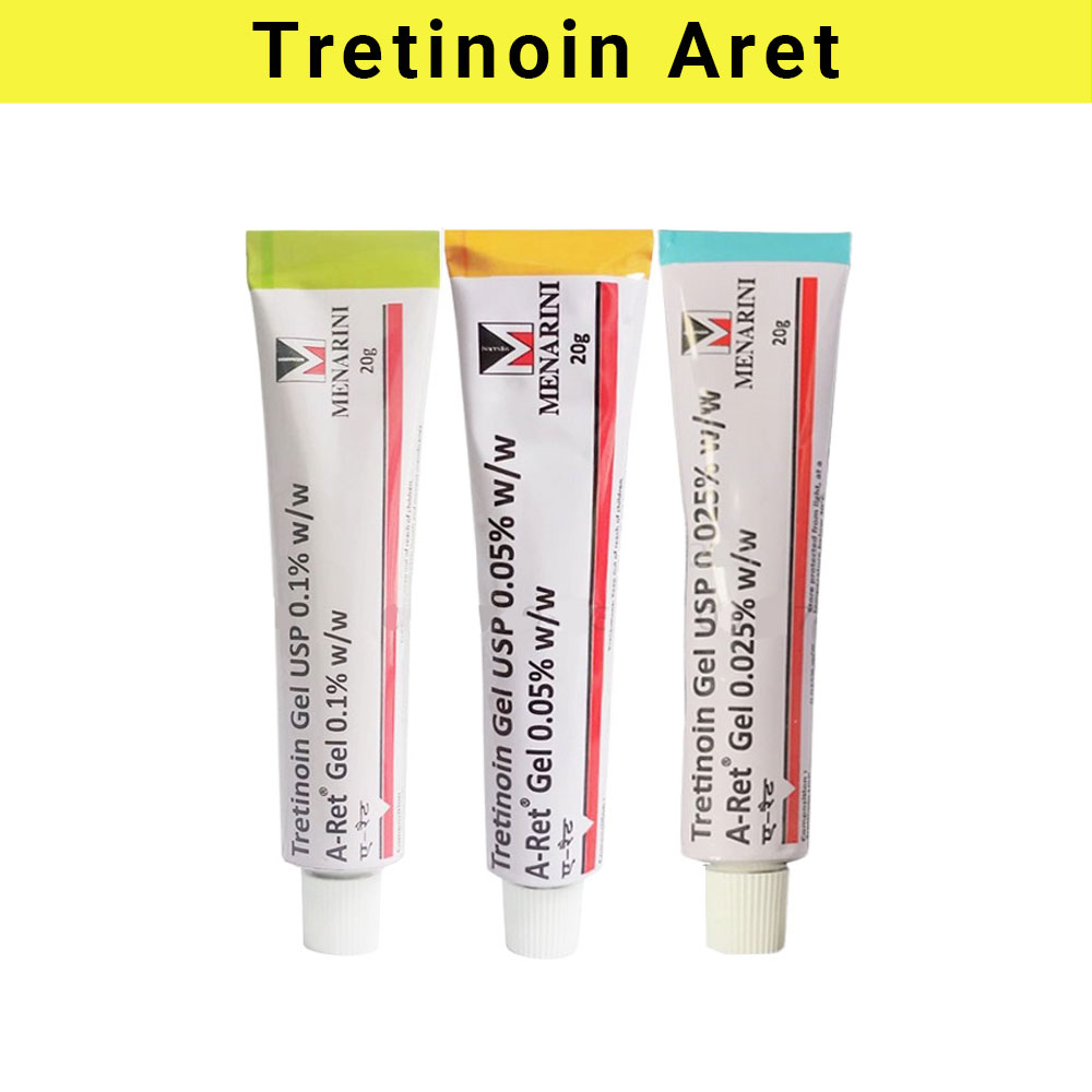 Tretinoin Aret Gel Giảm Mụn Mờ Thâm Nám