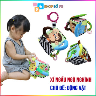 Đồ chơi cho bé - Khối vải luyện kỹ năng cho bé chủ đề Động vật