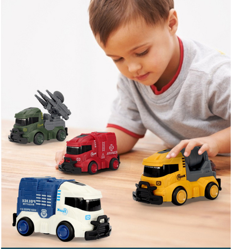 Xe  Ô Tô Đồ Chơi Mini Quân Đội Chạy Đà  Cho Bé