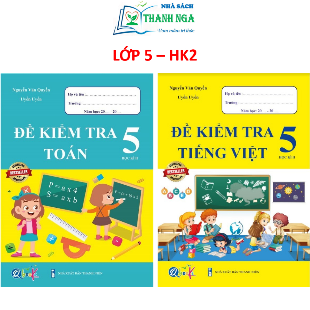Sách - Đề Kiểm Tra Toán và Tiếng Việt Lớp 5 - Học Kì 2