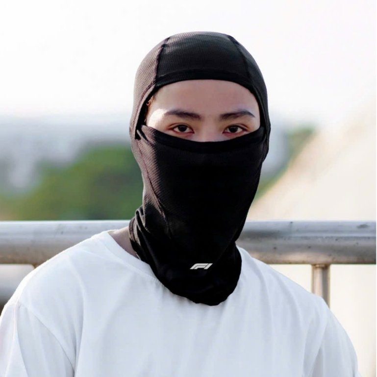 Khăn Ninja Trùm Đầu Fullface Swat F1 Vải Cao Cấp Thoáng Mát Co Dãn 4 Chiều