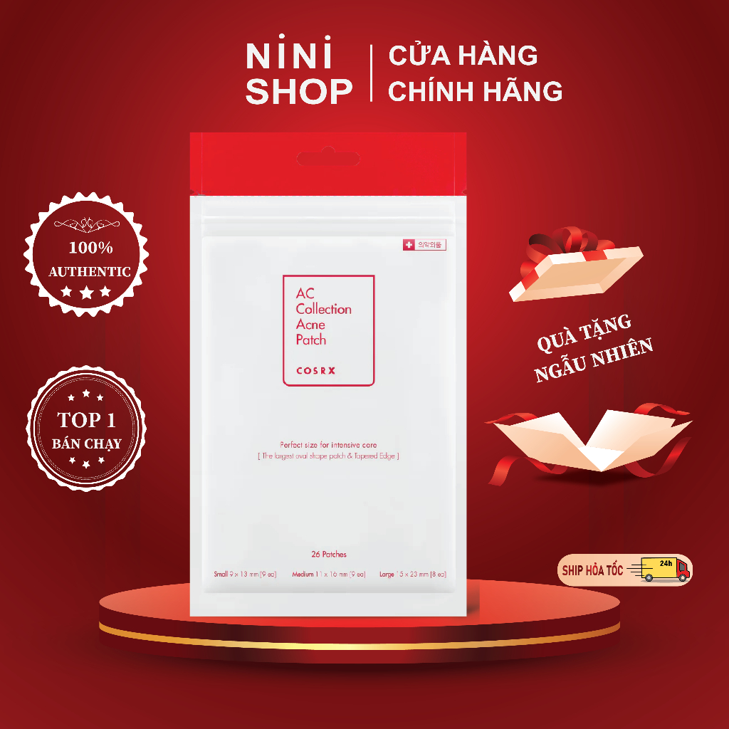 Dán mụn cao cấp Cosrx AC Collection Acne Patch 26 miếng - NiniShop