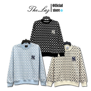 Áo sweater mlb monogram vải chân cua cotton 100% the laz