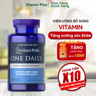 Tăng cường sức khỏe cho nam giới Vitamin và khoáng chất Puritan's Pride One Daily Men's Multivitamin 100viên