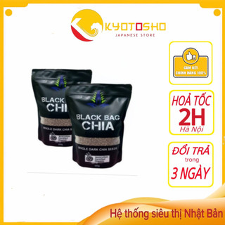 Hạt chia úc organic chia seeds túi đen black bag ăn kiêng giảm cân hàng chuẩn đẹp -chia đen 500g