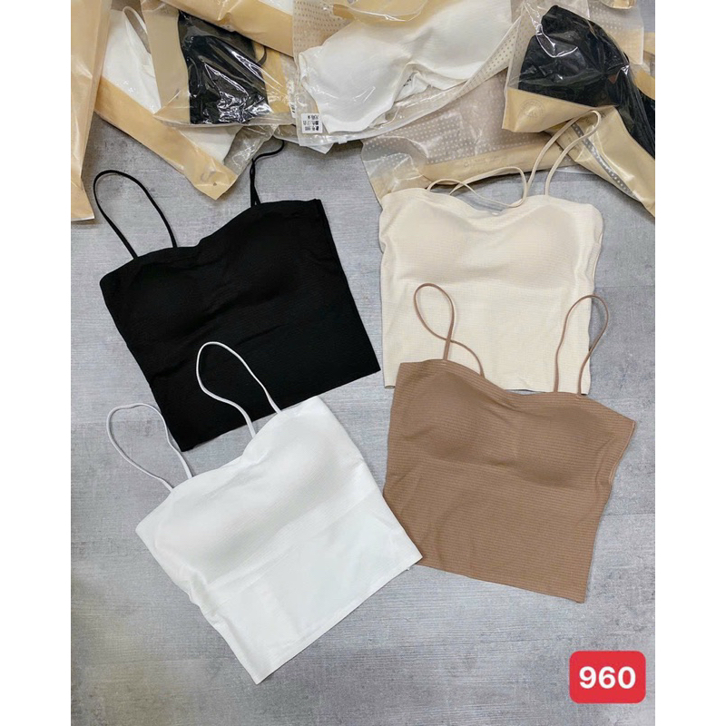 Áo Bra 2 Dây Sần Có Đệm Ngực  - NM960