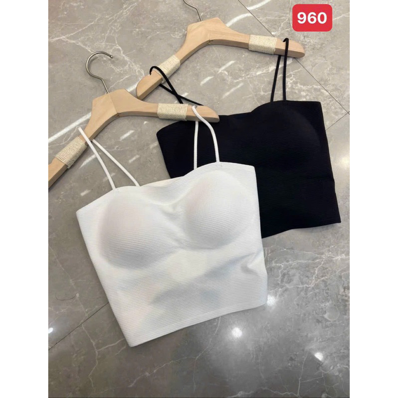 Áo Bra 2 Dây Sần Có Đệm Ngực  - NM960