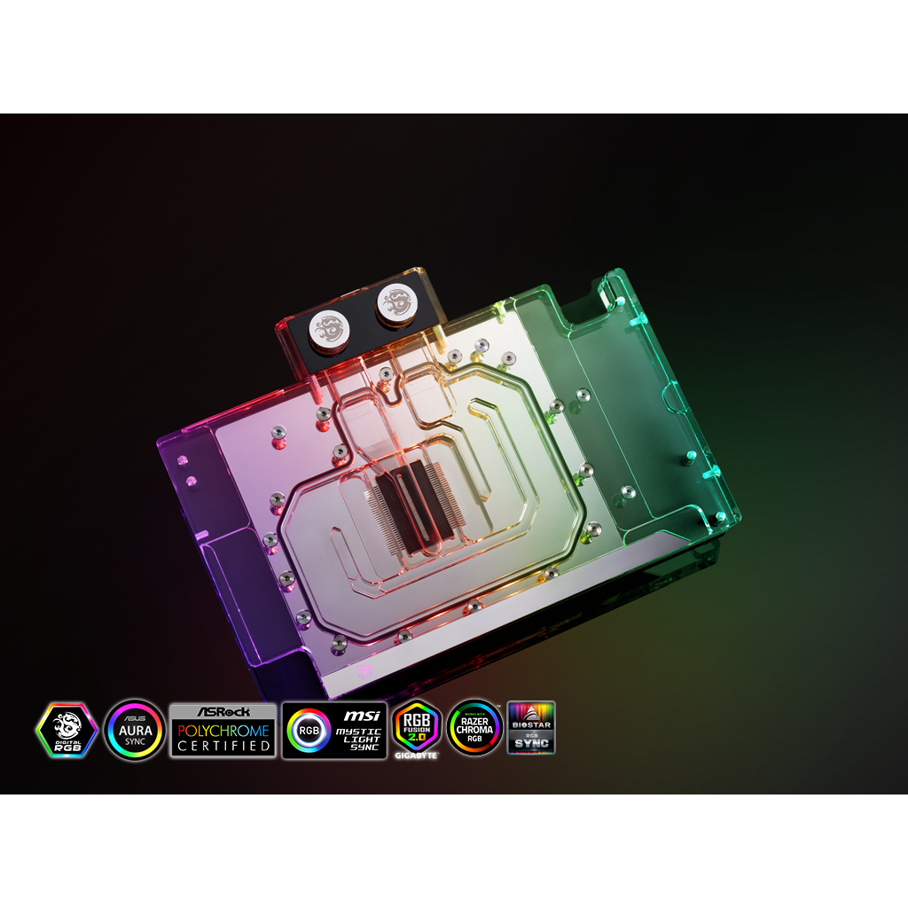 Block vga Bitspower Nebula VGA Water Block for ASUS ROG Strix and TUF Gaming GeForce RTX 4080 series  - Khả Hân PC HCM