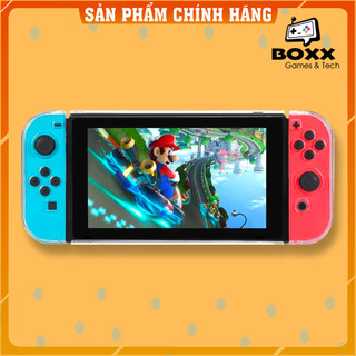 Case trong suốt cho Nintendo Switch V2, Ốp nhựa cứng trong suốt cho Nintendo Switch V2