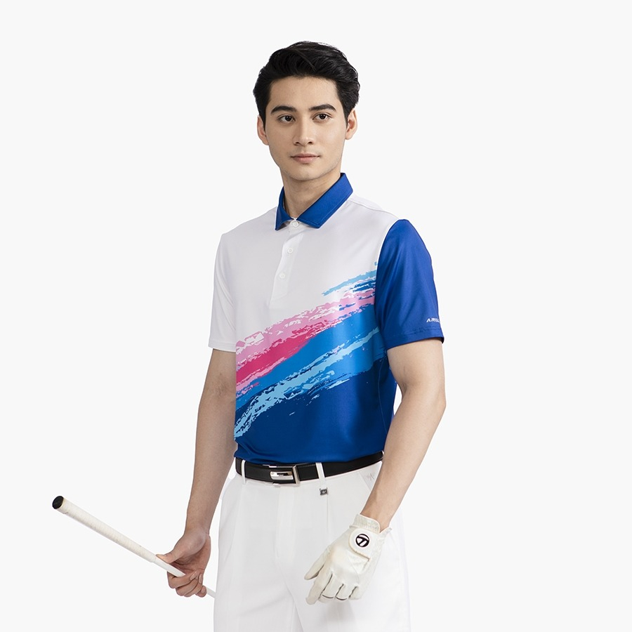 Áo polo nam ARISTINO dáng Golf fit thoải mái, 2 màu dễ trẻ trung, chất mềm mại thoáng khí - APSG26S2