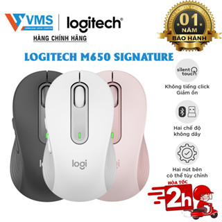 Chuột không dây Logitech M650 Signature - hàng chính hãng