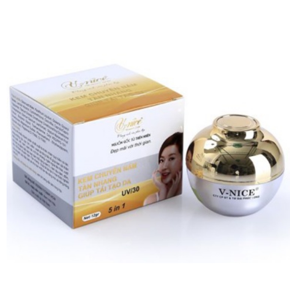 Kem chuyên giảm thâm nám - tàn nhang - giúp tái tạo da V-Nice 12G