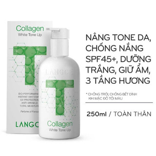 Kem body langce 3 tầng hương nâng tone 250ml, dưỡng ẩm, mềm mịn
