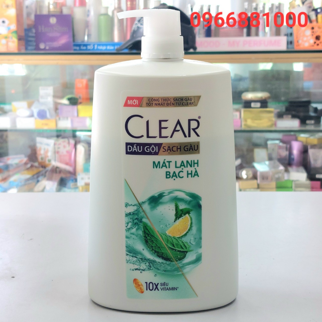 Clear Dầu Gội 1.4Kg Bạc Hà Mát Lạnh