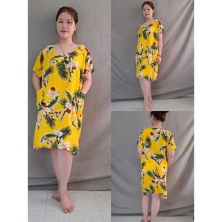 Đầm suông 3 nút bigsize(từ 60-100kg)
