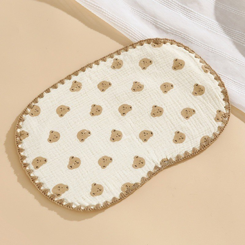 Gối Xô Sơ Sinh - Gối Xô 10 Lớp Muslin Phong Cách Hàn Quốc Cho Bé Sơ Sinh Siêu Mềm, Mịn, Thấm Hút Mồ Hôi Tốt