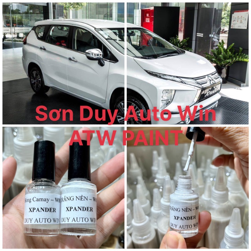 Sơn chấm màu trắng W81 Xpander - Bộ 2 chai