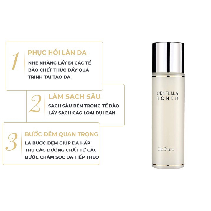 Nước Hoa Hồng Dr.Pepti+Centella Toner Giúp Se Khít Lỗ Chân Lông, Dưỡng Da Căng Bóng Hàn Quốc 180ml | BigBuy360 - bigbuy360.vn