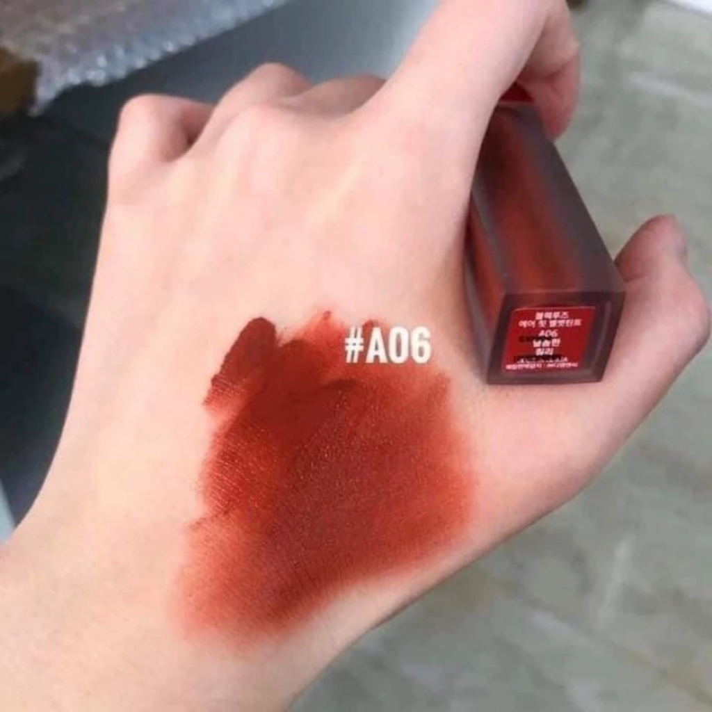 Son Kem Lì Black Rouge A06 Màu Đỏ Gạch