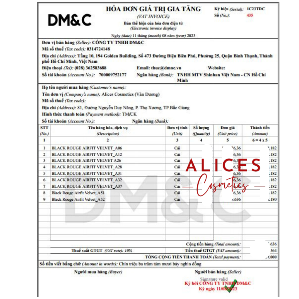 Son Kem Lì Black Rouge A06 Màu Đỏ Gạch