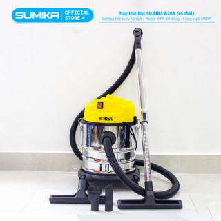 Máy hút bụi gia đình SUMIKA K20A, công suất 1500W, motor 100% lõi đồng, tầng lọc HEPA, có thổi bụi