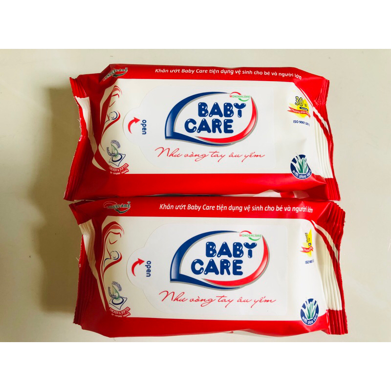Khăn giấy ướt Baby care mùi phấn