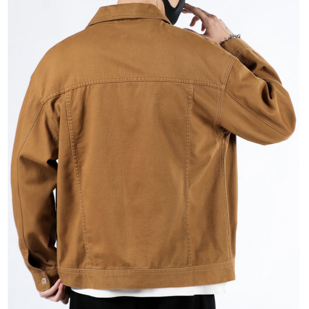 Áo khoác kaki nam hàn quốc cao cấp M FASHION form rộng, màu sắc trẻ trung