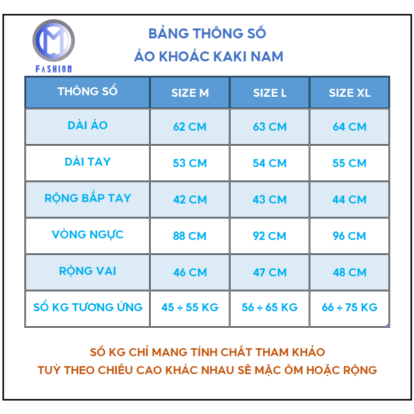 Áo khoác kaki nam hàn quốc cao cấp M FASHION form rộng, màu sắc trẻ trung