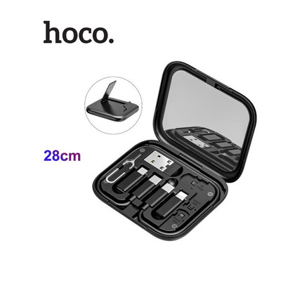 Bộ cáp sạc nhanh đa năng Hoco U114 lưu trữ tất cả trong một đa chức năng,nhiều đầu chuyển đổi thuận tiện