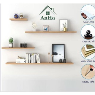Kệ treo tường độ rộng 20cm đầy đủ các loại kích thước tặng kèm vít âm