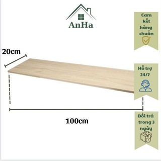 Kệ treo tường dài 1m x20cm dày 1p8 ván An cường
