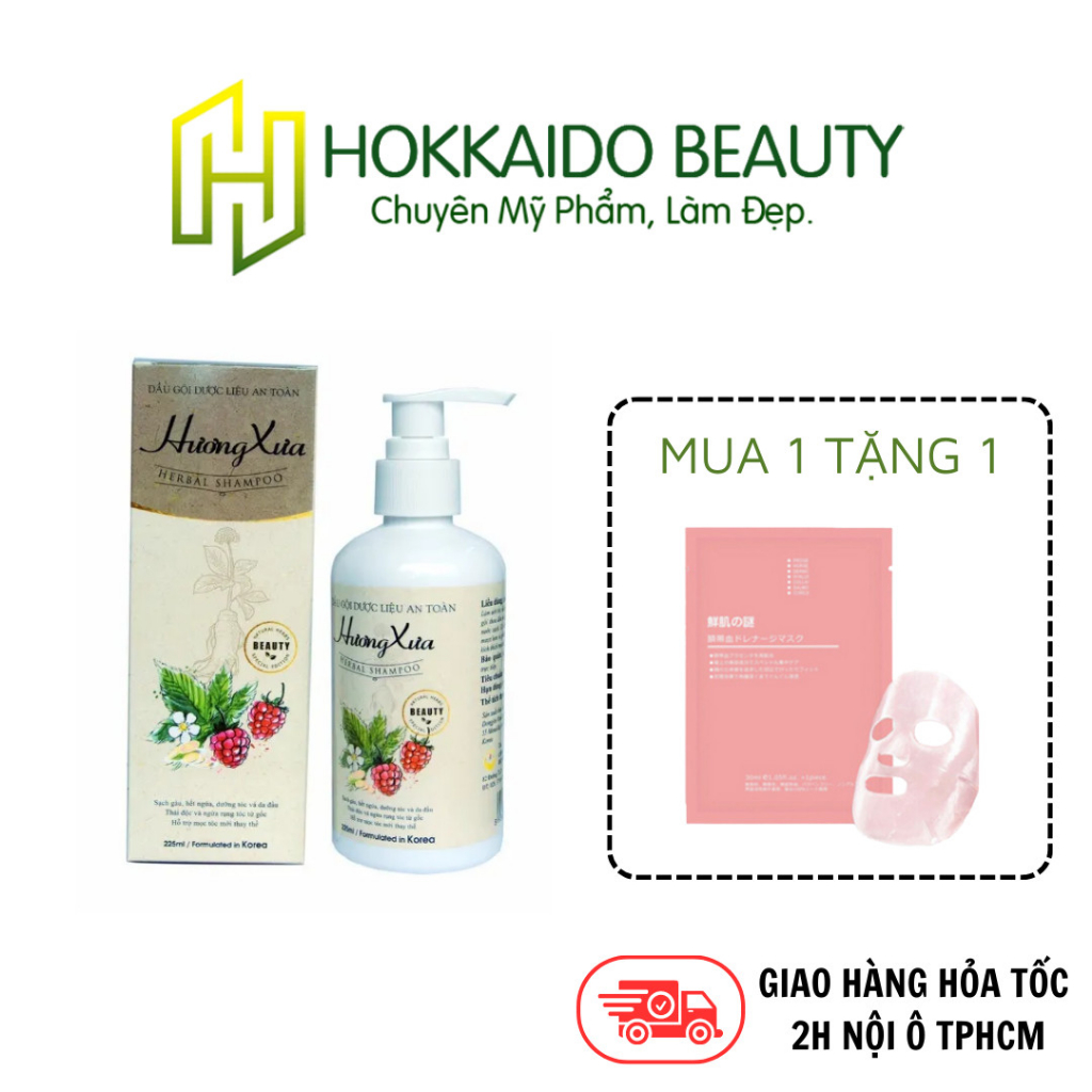 Dầu Gội Dược Liệu An Toàn Hương Xưa 225ml