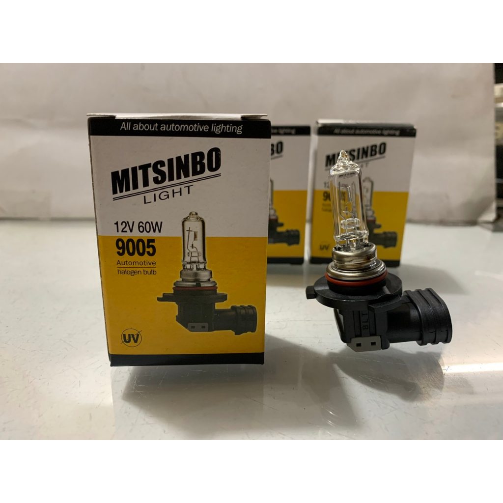Bóng Đèn Pha Cốt 9005 (HB3) 12V/60W Dùng Cho các dòng xe TOYOTA, Hyundai, KIA, Ford,..Loại Xịn Mitsinbo Hàn Quốc.