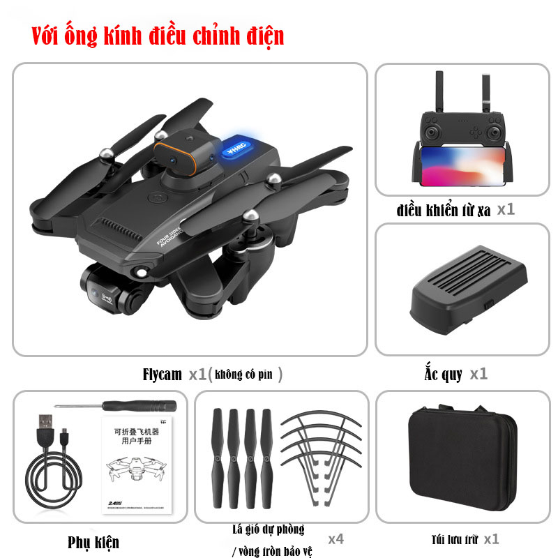 flycam flycam mini drone camera máy bay camera flycam điều khiển từ xa APP 15 phút khoảng cách 100M ổn định bền bỉ | BigBuy360 - bigbuy360.vn
