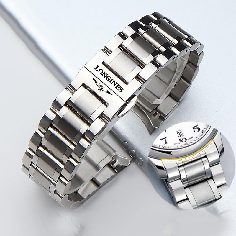 Dây đồng hồ  kim loại Thép Không Gỉ Dành Cho Longines master watch