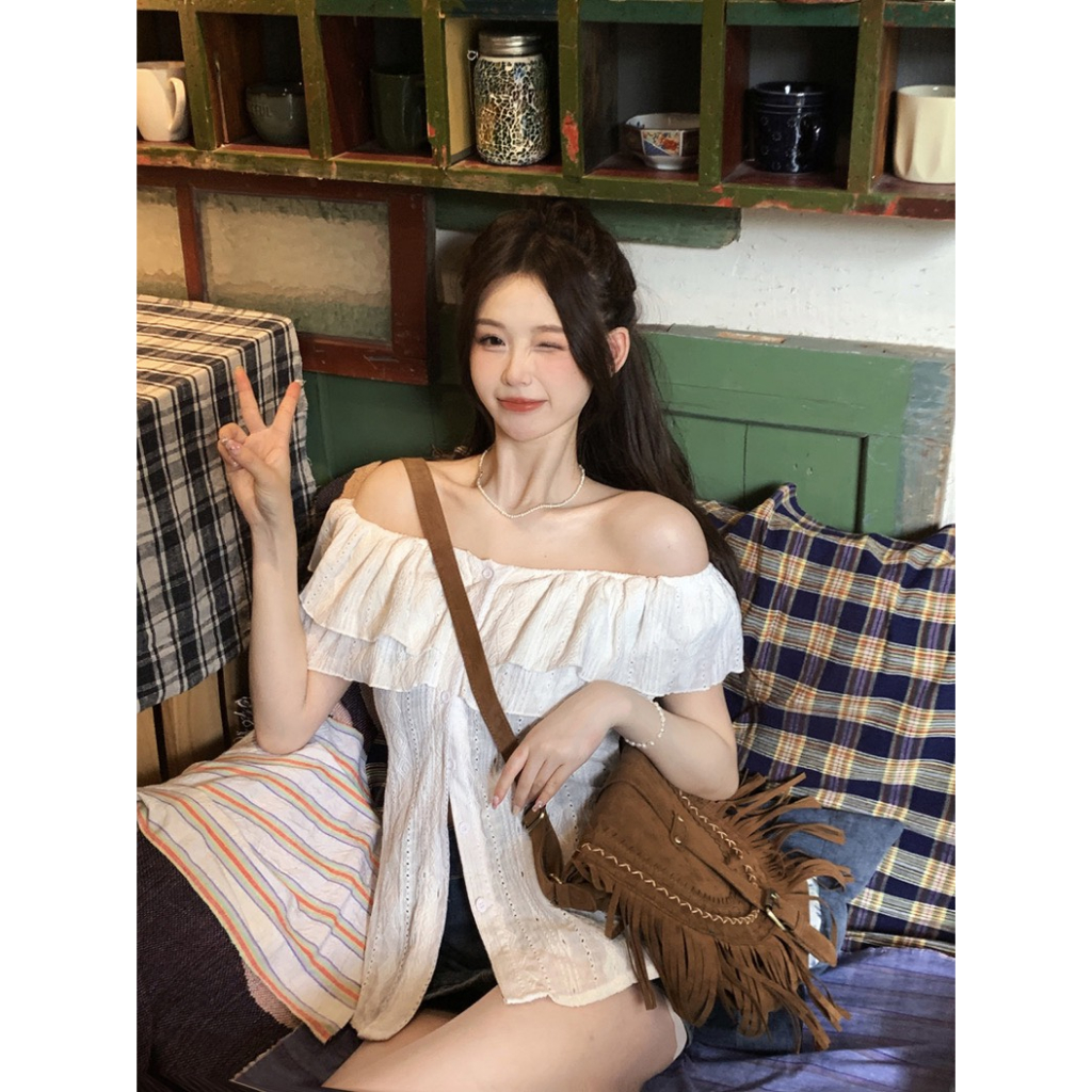 Áo bẹt vai xinh xắn cho cô nàng Bigsize