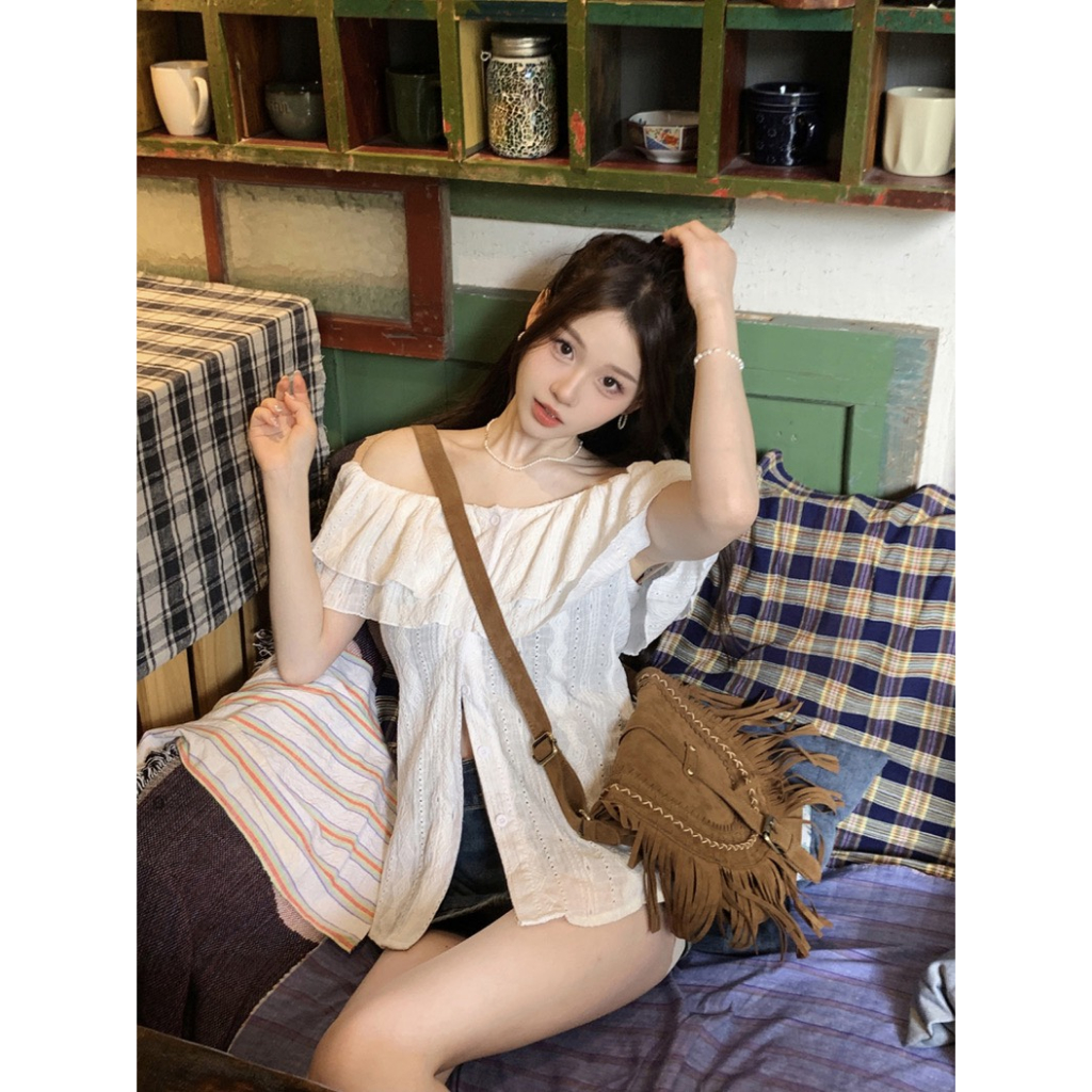 Áo bẹt vai xinh xắn cho cô nàng Bigsize