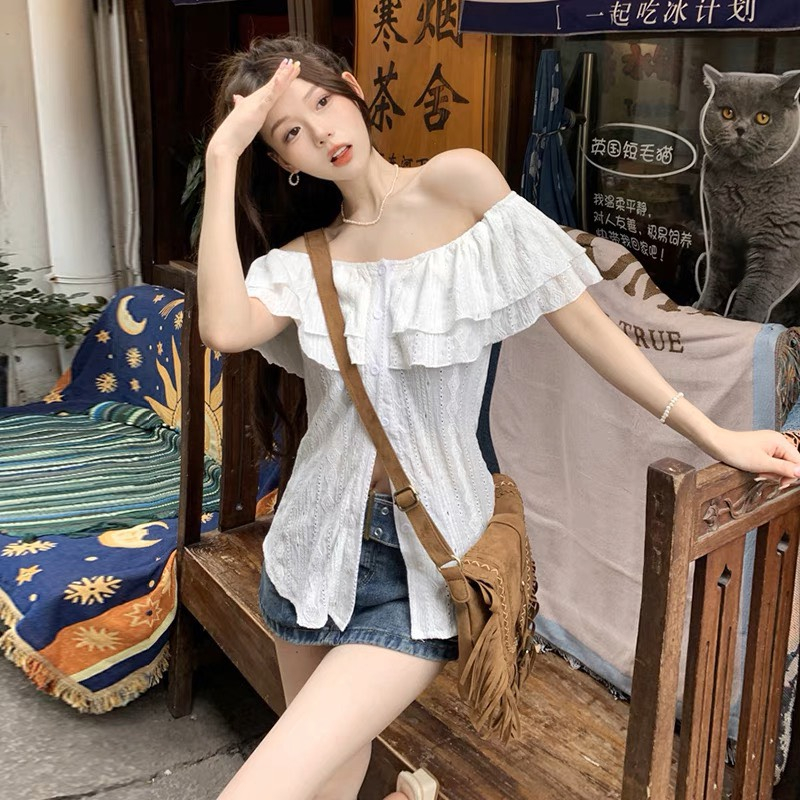 Áo bẹt vai xinh xắn cho cô nàng Bigsize