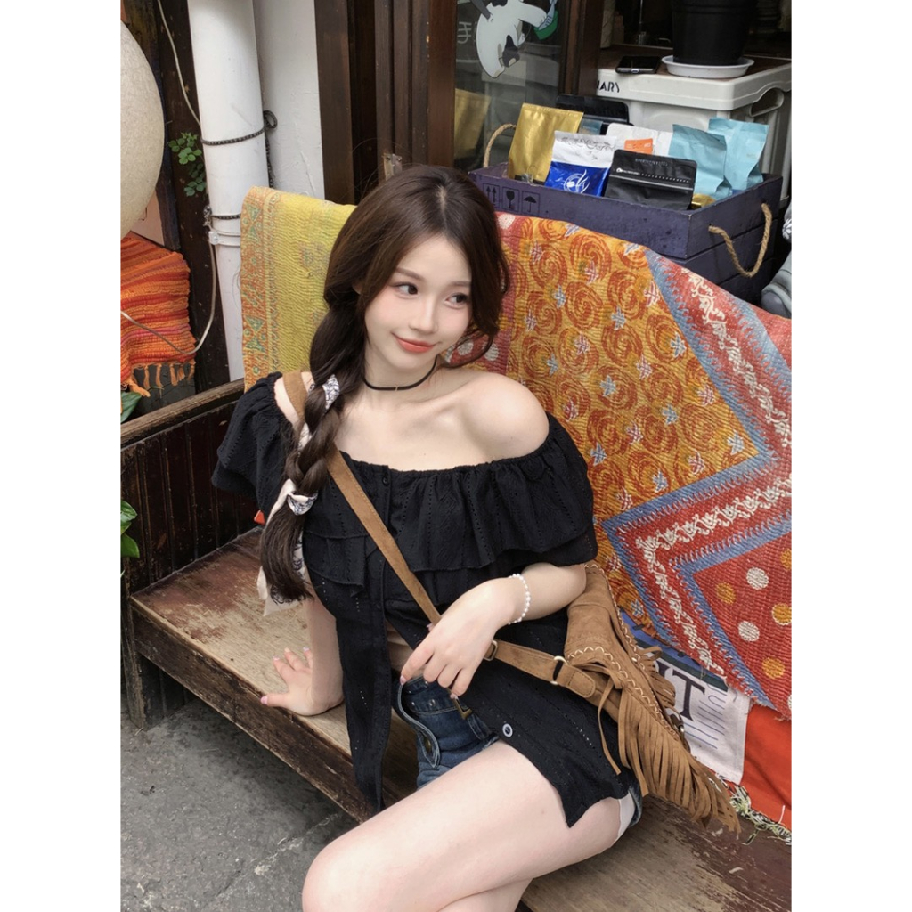 Áo bẹt vai xinh xắn cho cô nàng Bigsize