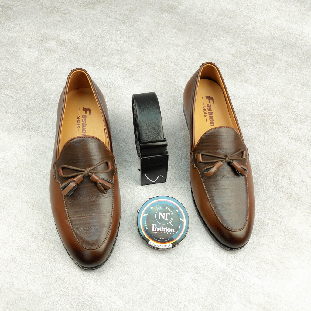 Giày lười nam cao cấp ĐẾ KHÂU CỰC BỀN ✅ Giày da nam full size 37-44