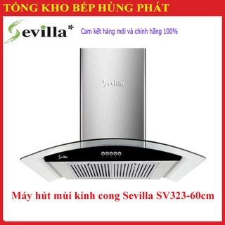 Máy hút mùi kính cong Sevilla SV323-60cm