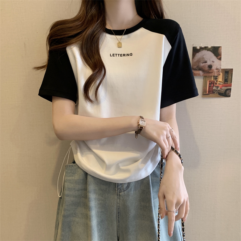 Áo Croptop Nữ LETTERING Ôm Body Chất Thun Borip