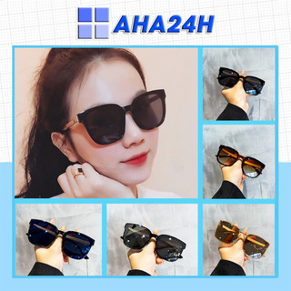 Mắt kính chữ V hàn quốc chân vàng💖FREESHIP💖gọng kính mát nam nữ /6035/ thời trang AH294