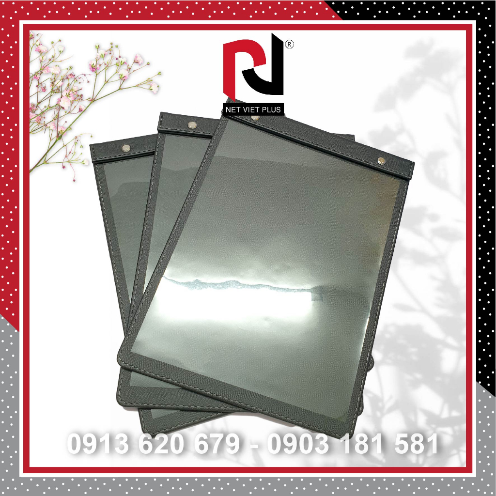 Bảng kẹp menu bằng chất liệu da Simili