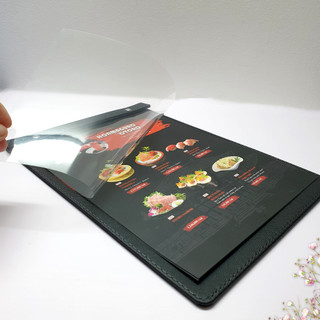 Bảng kẹp menu bằng chất liệu da Simili