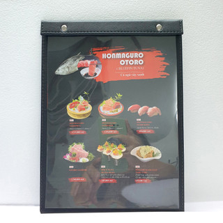 Bảng kẹp menu bằng chất liệu da Simili