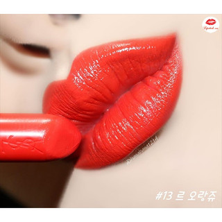 Son YSL 13 Le Orange Màu Đỏ Cam